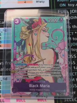 Black Maria (Illustration Box Vol.2) OP08-074 One Piece Promotion Cards Foil - Image 1