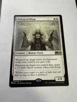 Bishop of Wings #8 (NM) Core Set 2020 M20 Magic MTG - Image 1