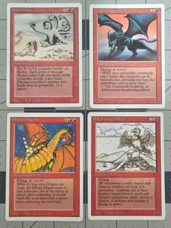 MTG ⭐ Revised Edition ⭐ Red Creatures ⭐ Vintage Legacy ⭐ Reserved List - Image 2