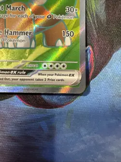 Pokemon TCG Torterra EX Full Art Ultra Rare Holo Card SV05: Temporal Forces - Image 4