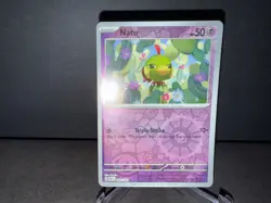 Natu 025 2024 Pokemon Paldean Fates Reverse Holo Card NM+ - Image 1