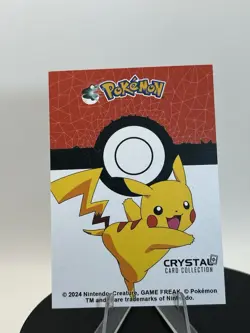 2025 POKEMON STAINED GLASS Crystal Card #133 EEVEE Kanto Peru Foil - Image 2