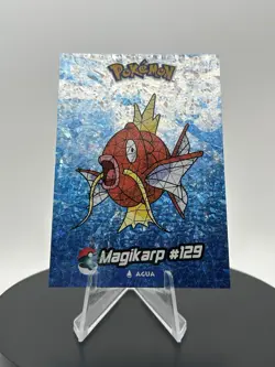 2025 POKEMON STAINED GLASS Crystal Card #129 MAGIKARP Kanto Peru Foil - Image 1