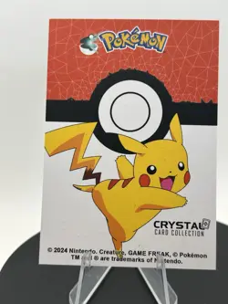 2025 POKEMON STAINED GLASS Crystal Card #129 MAGIKARP Kanto Peru Foil - Image 2