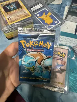Pokemon Long Crimp Base Set Booster [Blastoise] READ DESCRIPTION 742818061582 - Image 1