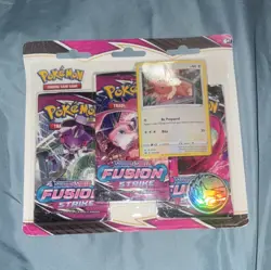 Pokemon Fusion Strike 3 Blister Pack Sealed, Eevee Promo & Coin Set - Image 1