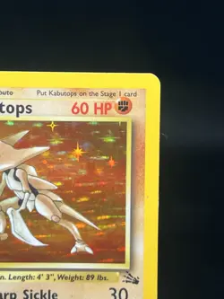 Pokemon TCG Kabutops 9/62 Fossil Holo Rare LP - Image 3
