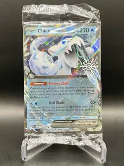 Chien-Pao ex 061/193 SEALED [Snowflake Stamp] Paldea Evolved Promo Pokemon NM/M - Image 2