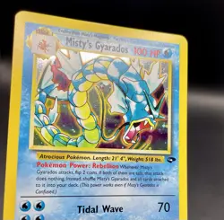 Misty's Gyarados 13/132 Gym Challenge (2000) Holo Rare Vintage WOTC Pokemon TCG - Image 5