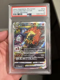 2022 Pokemon JPN. SWSH Charizard Vstar Universe PSA 10 - Image 1
