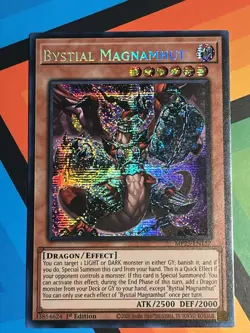 Yugioh! LP Bystial Magnamhut - MP23-EN157 - Prismatic Secret Rare 1st Edition NM - Image 1