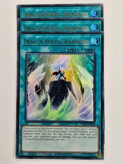 Yu Gi Oh - 3x LC06-EN004 Dragon Revival Rhapsody - Ultra Rare - Image 1