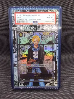 PSA 10 Sabo SEC-SP OP13-120 Manga Alt Art Carrying on His Will One Piece US Ship - Image 1