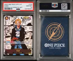 PSA 10 Sabo SEC-SP OP13-120 Manga Alt Art Carrying on His Will One Piece US Ship - Image 3