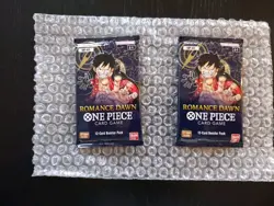 Lot De 2 BOOSTER One Piece Romance Dawn Op01 En. Blue Bottom First Print 2022 - Image 1