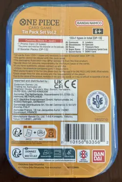 One Piece English Tin Pack Set Vol. 2 Sealed - Image 2