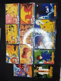 Topps 12 Card Lot Pokemon TV & Pikachu’s Vacation Gary Oak Pikachu - Image 1