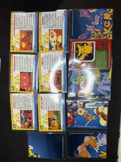 Topps 12 Card Lot Pokemon TV & Pikachu’s Vacation Gary Oak Pikachu - Image 2