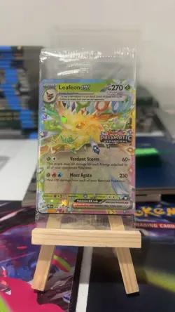 Pokemon TCG Leafeon EX 006/131 STAMPED PROMO Card Prismatic Evolutions SEALED - Image 1