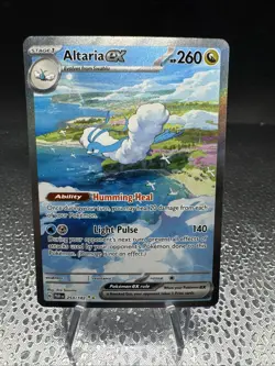 Pokemon TCG Altaria EX Paradox Rift Holo Card Special Illustration Rare 253/182 - Image 1