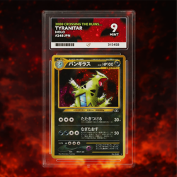 ACE 9 Tyranitar Holo 248 2000 Crossing The Ruins Japanese Pokemon Card - Image 1
