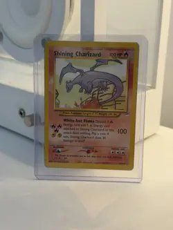 Pokemon TCG Shining Charizard Neo Destiny Holo Card 107/105 Unlimited Shiny Rare - Image 1