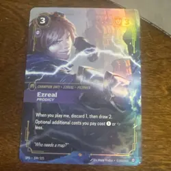 Ezreal Champion Unit Holo Legends of Runeterra SFD 189/221 Card English - Image 3