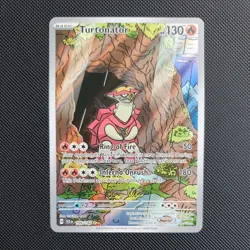 Pokemon TCG Turtonator Stellar Crown Illustration Rare Card 146/142 NM Condition - Image 1