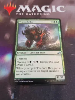 Mtg. Titanoth Rex. Foil. Ikoria. Pack Fresh - Image 1
