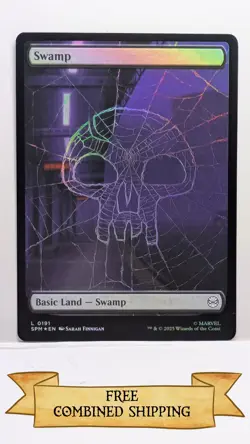 Magic The Gathering: 5x Marvel's Spider-Man Full Art Foil Lands - Image 3
