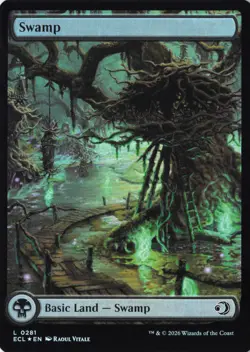 Swamp (0281) Lorwyn Eclipsed Foil NM 281 - Image 1