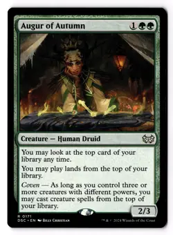 Augur of Autumn 171 Commander: Duskmourn: House of Horror NM - Image 1