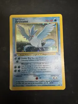 Pokemon TCG Articuno Fossil #2 Holo 1st Edition Rare LP+ - Image 3