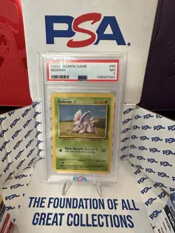 1999 Pokemon Game #55 Nidoran PSA NM 7 - Image 1