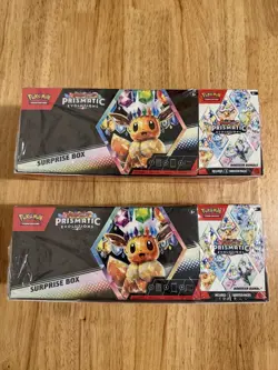 Pokemon Prismatic Evolutions Surprise Box & Booster Bundle Sams Club - LOT OF 2 - Image 1