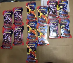 Pokemon TCG - Destined Rivals Sleeved Booster Packs***Lot of 13***Factory Sealed - Image 1