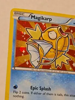 Magikarp XY143 XY Holo Pokemon 2016 Basic Some Wear W/ Top Loader/sleeve - Image 4