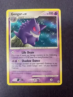 Pokemon TCG Gengar 27/130 Non Holo Diamond and Pearl Moderately Played MP - Image 1