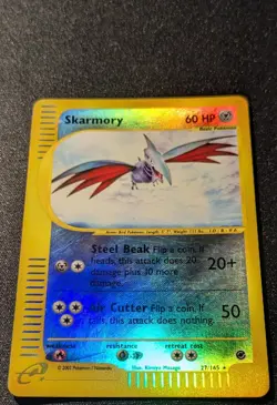 Pokemon EXPEDITION - #27/165 Skarmory - Reverse Holo - ENG - Lightly Played - Image 4