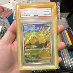Pokemon 2025 151 CS Pikachu Art Rare #173/151 PSA 10 Holo Chinese - Image 1