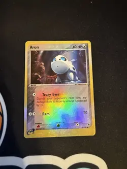 Pokemon TCG - Aron - Reverse Holo 49/109 - EX Ruby and Saphire - Image 1