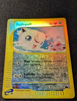 Pokemon SKYRIDGE - #68/144 Jigglypuff- Reverse Holo - ENG - Lightly Played - Image 4
