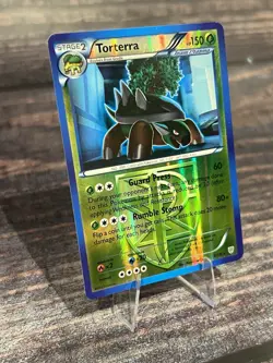 Pokemon TCG Torterra 3/135 Pokemon Plasma Storm Reverse Holo LP - Image 2