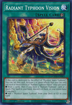 3x Radiant Typhoon Vision - DOOD-EN063 Common 1st Ed NM Yugioh Playset - Image 1