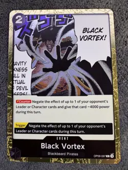 Bandai One Piece Card Game OP-09 Black Vortex Foil OP09-097 NM - Image 1