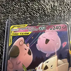 Togepi & Cleffa & Igglybuff GX 143/236 Ultra Rare Holo Pokemon Card NM - Image 2