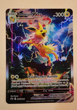 Jolteon VMAX SWSH184 Jumbo Promo Card – Jolteon VMAX Special Collection - Image 1