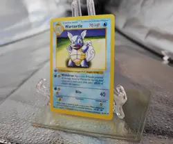 Pokemon TCG Wartortle Card 42/102 Base Set 1st Edition Shadowless LP+ Vintage - Image 3