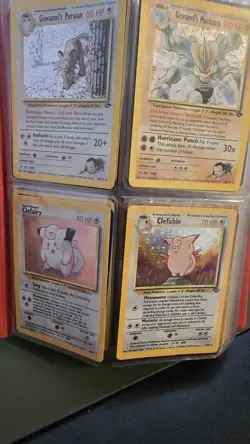 Vintage Pokemon Card Binder Lot WOTC Base Jungle Fossil Team Rocket With Holos - Image 2