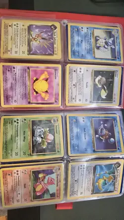 Vintage Pokemon Card Binder Lot WOTC Base Jungle Fossil Team Rocket With Holos - Image 3